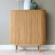 Scandinavische Wandkast Eikenfineer - 110x45x125cm.