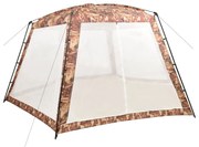 vidaXL Zwembadtent 660x580x250 cm stof camouflage