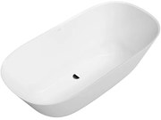 Villeroy & Boch Theano vrijstaand duobad - 155x75cm - kunststof quaryl - ovaal - Mat Wit ubq155anh7f200v-rw