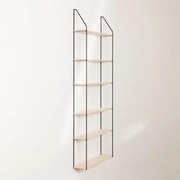 Wandrek ↔︎ 65 Cm Van Hout En Staal Arison 6 Planken Plank - Sklum