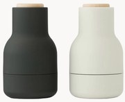 Kleine zout- en pepermolen Bottle Grinder met beukenhouten deksel, 2-delig