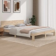 vidaXL Bedframe massief grenenhout 160x200 cm