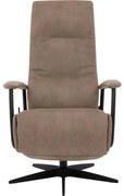 Goossens Excellent Relaxstoel Riati, Relaxstoel met rugverstelling met voetklep+topswing (maat s)
