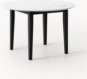 Ronde eetkamertafel Jackson met marmerlook, in verschillende formaten