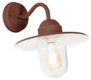 Moderne buiten wandlamp roestbruin IP44 - Kansas