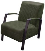 Fauteuil - Giulietta - Lederlook Missouri groen 10