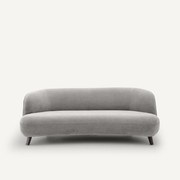 3-zitsbank, stonewashed fluweel, Rosebury, design E. Gallina