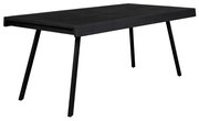 Bodio Suri Black Eettafel Van Gerecycled Teak Zwart 220 X 90 Cm - 220 X 100cm.