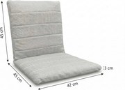 Lifestyle Garden Furniture Timo Dining Tuinstoel Kussen Soft Grey Grijs