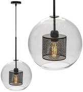 Hanglamp zwart loft APP559-1CP 30cm