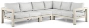 Hoek loungeset 6 personen Aluminium Taupe  Lifestyle Garden Furniture Luca
