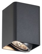 Design opbouwspot zwart GU10 70mm draai- en kantelbaar - Vox