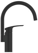 GROHE Eurosmart Keukenmengkraan - 18.3cm - hoge uitloop - matte black 332022433