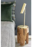 House Nordic Tafellamp Lia LED messingkleurig