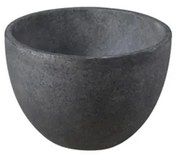 Ideavit Mini Waskom - 22.5x22.5x15cm - rond - concrete - beton - dark grey 290295-D2