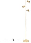 Moderne vloerlamp messing 3-lichts - Jeana