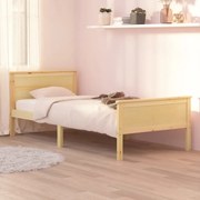 vidaXL Bedframe massief grenenhout 90x200 cm