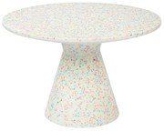 Zuiver Victoria Recycled Terrazzo Bijzettafel Large - 50 X 50cm.