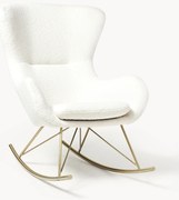 Teddy schommelstoel Wing met metalen poten