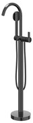 IVY Pact Badmengkraan Vrijstaand - draaibare uitloop - 150cm - Doucheslang - satin mist handdouche - Zwart chroom PVD 6303017