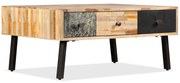 vidaXL Salontafel 90x65x40 cm massief gerecycled teakhout