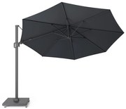 Bermuda zweefparasol 350 cm  rond antraciet