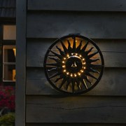 Luxform Tuinwandornament Sun solar LED