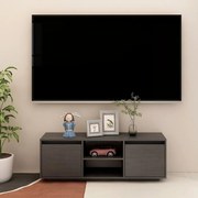 vidaXL Tv-meubel 110x30x40 cm massief grenenhout grijs