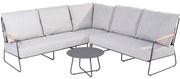 Balade hoek loungeset 4 delig antraciet 4 Seasons Outdoor