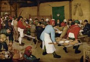 Kunstreproductie Peasant Wedding, 1568, Pieter the Elder Bruegel