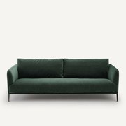 3- of 4-zits fluwelen bank, OSCAR, ontwerp Emmanuel Gallina