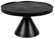 Zuiver Floss Ronde Salontafel Van Aluminium Zwart - 60 X 60cm.