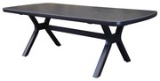 Vespera dining tuintafel 220x100xH74 cm antraciet