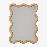 Rechthoekige Wandspiegel 55x40 Cm In Eikenhout Tilore Eikenhout - Sklum