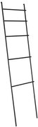 Sapho Debut handdoek ladder 50x186x3,2cm zwart mat