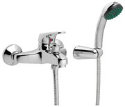 GO by Van Marcke Fresh eengreepsmengkraan baddouche compleet inclusief handdouche hartafstand 15 cm keramische schijven inclusief rozetten en Skoppelingen 101030-