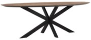 Ovale Eettafel Met Schuine Rand 240 Cm - 240 X 110cm.