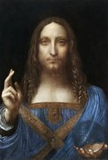 Kunstreproductie Salvator Mundi (1500), Leonardo da Vinci