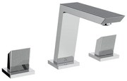 Crosswater Limit Wastafelkraan - 3-Gats - opbouw - Chroom LI135DNC