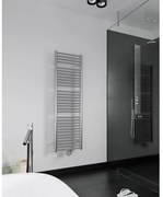 Instamat Inox Straight Handdoekradiator, afm. H 1810 x L 605mm, 6 aansl. ½&apos;&apos;, incl. wandconsoles, gepolijst RVS IS180.60GM01