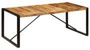 vidaXL Eettafel 200x100x75 cm massief mangohout