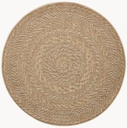 Rond in- & outdoor laagpolig vloerkleed Almendro