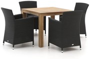 Forza Barga/ROUGH-S 90cm dining tuinset 5-delig
