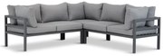 Hoek loungeset  Aluminium Grijs  Lifestyle Garden Furniture Arenas