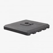 Vulbare Vierkante Parasolvoet 100x100 Cm Pietra Grijs – Grafiet - Sklum