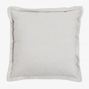 Vierkant Kussen (53x53 Cm) Kata Stof Crème Beige - Sklum