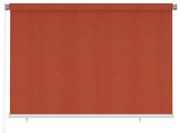 vidaXL Rolgordijn voor buiten 220x140 cm HDPE terracottakleurig