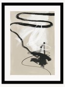 Ingelijste digitale print Less but better