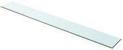 vidaXL Wandschap transparant 100x12 cm glas