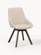 Draaibare gestoffeerde stoelen Alison, 2 stuks